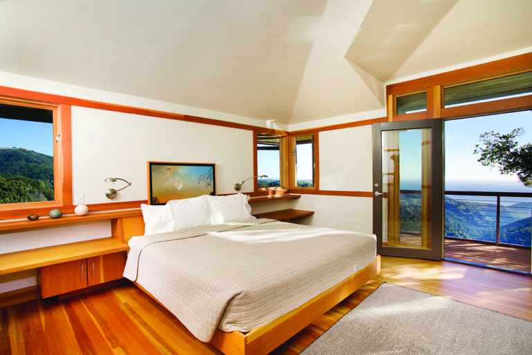 Custom Home Big Sur Bedroom